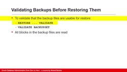 Oracle Database Administration from Zero to Hero - Performing Recovery Part I - Performing Full Recovery Instructional Video