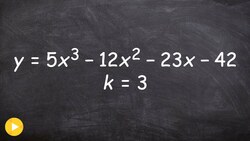How to use the remainder and factor theorem for polynomials Instructional Video