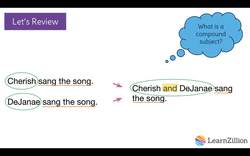 Combining Sentences with Compound Subjects Instructional Video