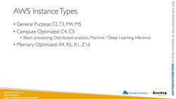 AWS Certified Data Analytics Specialty 2021 - Hands-On! - Instance Types for Big Data Instructional Video