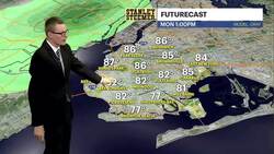 STORM WATCH: Warm and humid with spotty storms through the evening for Brooklyn News Clip