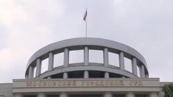 CLEAN : Images of Russian court set to make ruling in extremism case to outlaw Navalny's organisation News Clip