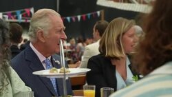 Charles and Camilla attend the Big Jubilee Lunch News Clip