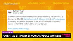 Potential Strike by Las Vegas Workers News Clip