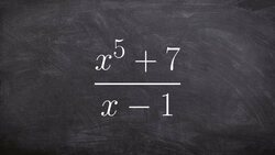 Applying synthetic division to a polynomial with missing terms Instructional Video