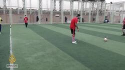 Iraqi blind football team hopes to make it to international games News Clip