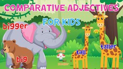 Comparative Adjectives and Game for Kids Instructional Video