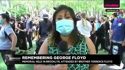 Thousands Attend New York Memorial For George Floyd News Clip