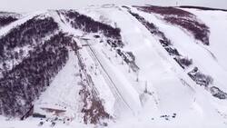 Bird's-eye view of Olympic venues in Beijing News Clip