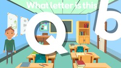Phonics - sound of Q. ESL Video for letter Q for beginners Instructional Video