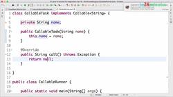 Java Programming for Complete Beginners - Java 16 - Step 11 - Executor Service - Returning a Future from Thread Using Callable Instructional Video