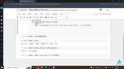 Python for OOP - The A to Z OOP Python Programming Course - Exercise on Static Method (Part 2) Instructional Video