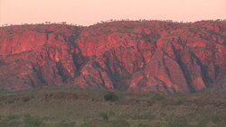 Sunset over the mountains Stock Footage
