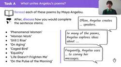Maya Angelou's poetic voice Instructional Video