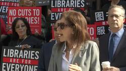 NYC library leaders rally against $58.3 million in budget cuts News Clip