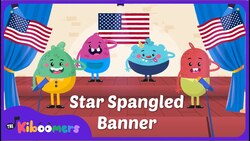 Star Spangled Banner - The Kiboomers Patriotic Songs for Kindergarten - National Anthem Instructional Video
