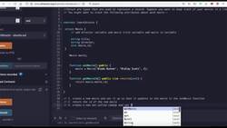 The Complete Solidity Course - Zero to Advanced for Blockchain and Smart Contracts - Exercise - Structs in Solidity Instructional Video