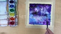 Galaxy Painting Tutorial Instructional Video