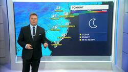 Blustery autumn chill carries us into the overnight News Clip