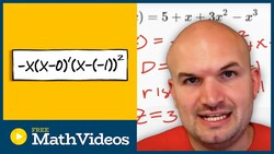 Identify zeros and multiplicity of polynomials in factored form Instructional Video
