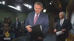 US Senator Bob Menendez pleads not guilty to corruption charges News Clip