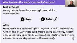 How is the criminal justice system applied to young people? Instructional Video