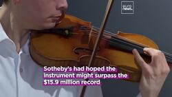 Historic Stradivari violin made in 1714 sells for $11.3M at New York auction News Clip