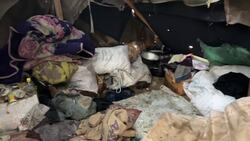 Heavy rains flood tent camps of displaced Palestinians in Gaza News Clip