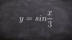 Graphing a Sine Function Using a Different Period Instructional Video
