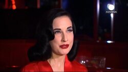Dita teases Paris at the Crazy Horse News Clip
