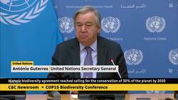 Biodiversity agreement reached at Montreal COP15 conference News Clip