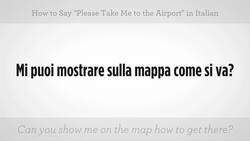 How to Say "Please Show Me on a Map How to Get There" Instructional Video