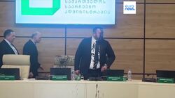 Paint thrown at election official as Georgia announces final results News Clip