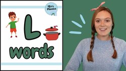 L' Words | Blending Phonics | CVC Words | L Words with Pictures | Learn to Read | British Teacher Instructional Video