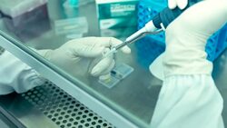 Scientists Working In The Laboratory, Concept science and technology Stock Footage