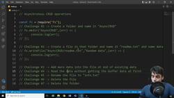 Full Stack Web Development MASTERY Course - Novice to Expert - Asynchronous CRUD Operations Using FS Modules Instructional Video
