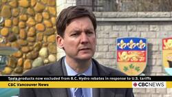 Tesla products now excluded from B.C. Hydro rebates in response to U.S. tariffs News Clip