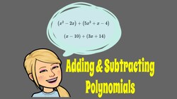 Adding and Subtracting Polynomials: Understanding Monomials, Degrees, and Classifying Polynomials Instructional Video