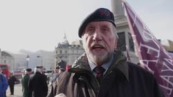 Veterans of The Troubles protest veterans being persecuted News Clip