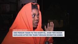 30 people, including 4 children, displaced from Irvington fire receiving assistance from Red Cross Instructional Video