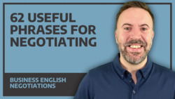 62 Useful Phrases For Negotiating - Business English Instructional Video