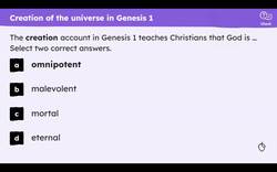 Christianity and creation Instructional Video