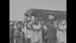 Pres. Franklin Roosevelt at Fort Peck Dam, Montana, 1934 News Clip