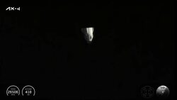 Watch SpaceX's AX-4 Crew Dragon Drift Away From Space Station After Undocking Instructional Video