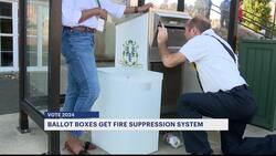 Connecticut ballot boxes get fire suppression system after ballots burned in other states Instructional Video
