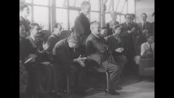 John Hunt, Edmund Hillary, and Tenzing Norgay arrive to cheering crowds at Heathrow Airport after climbing Mount Everest News Clip