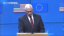 US VP Mike Pence walks back Trump’s EU, NATO comments News Clip