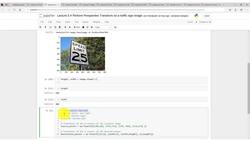 Create a computer vision system using decision tree algorithms to solve a real-world problem : [Activity] Perform non-affine image transformation on a traffic sign image Instructional Video