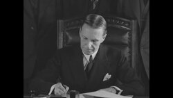 Acting US Secretary of State William Phillips proclaims the repeal of the 18th amendment News Clip