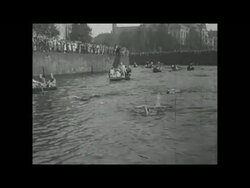 Various sporting activities in the 1920s Deutsches Stadion, Berlin Stock Footage